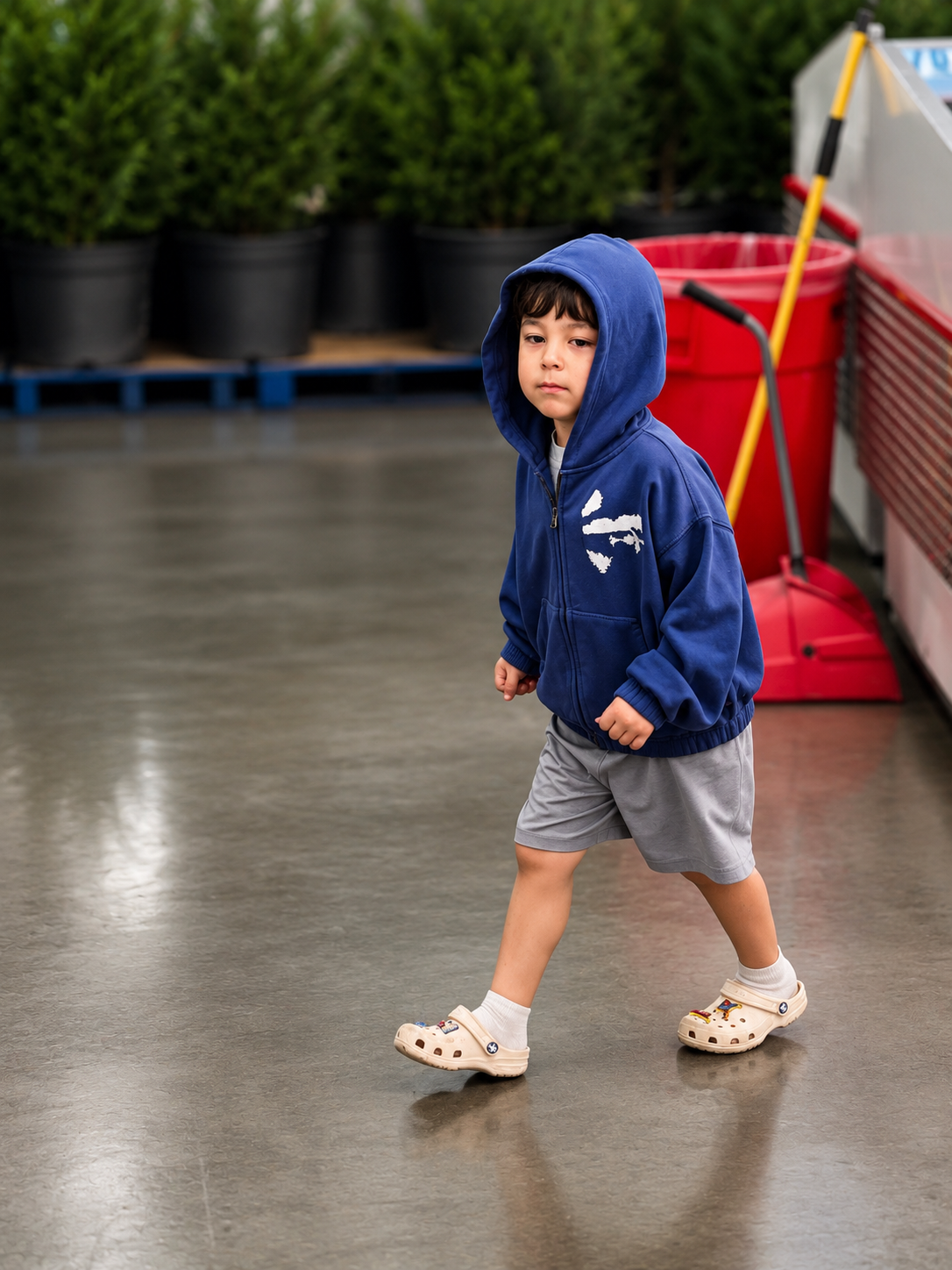 [Guilin ShanShui Oversized Zip-Up Hoodie]