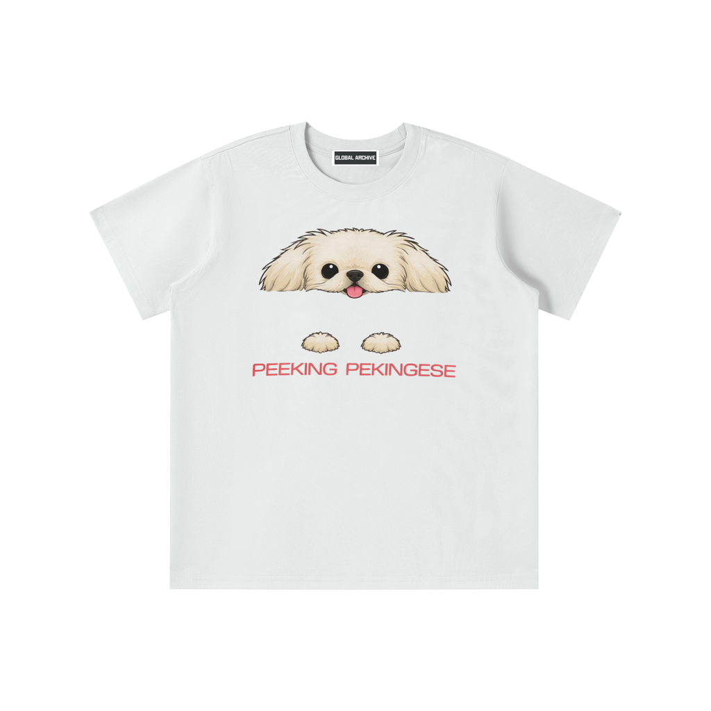 [ PEEKING PEKINGESE T-SHIRT ]