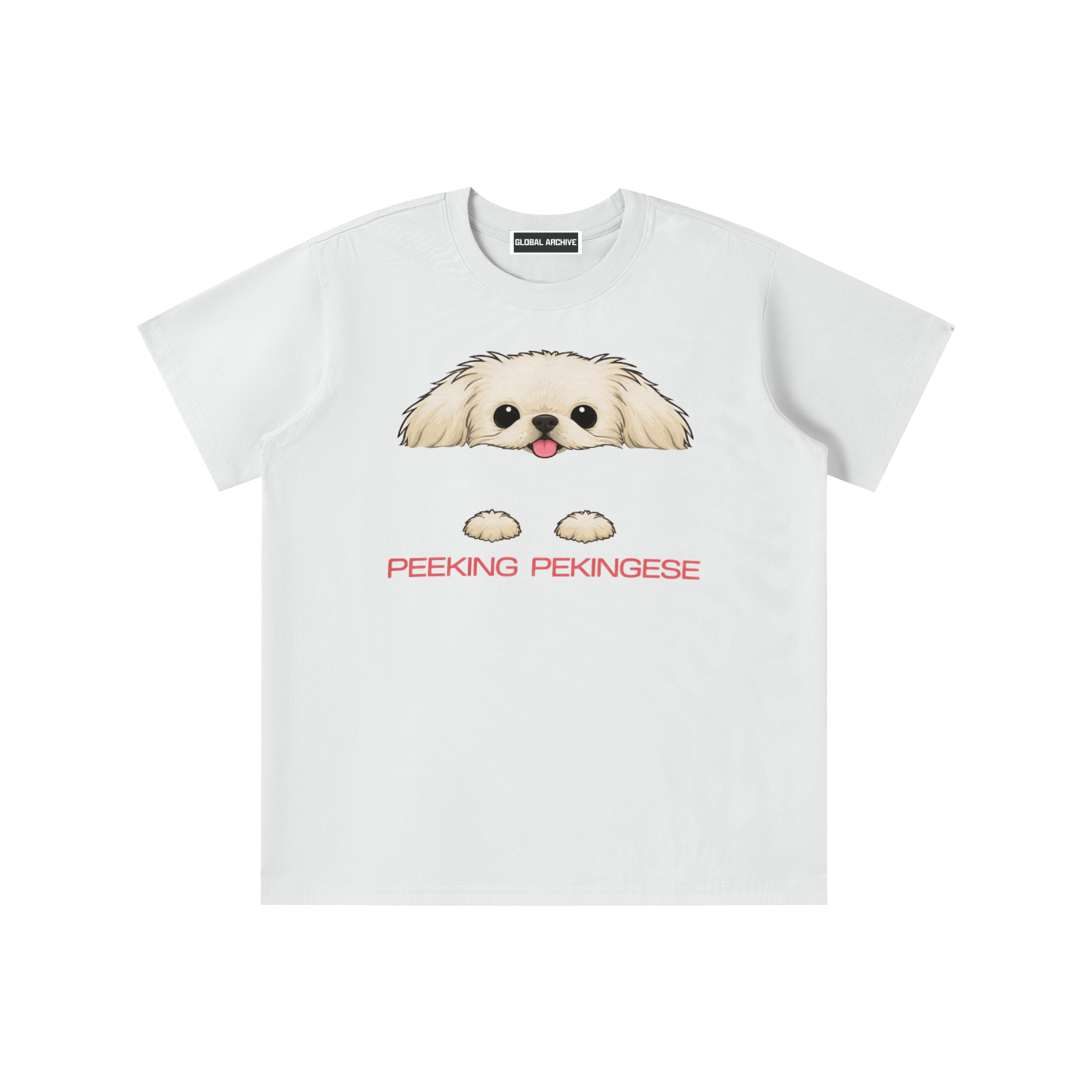 [ PEEKING PEKINGESE T-SHIRT ]