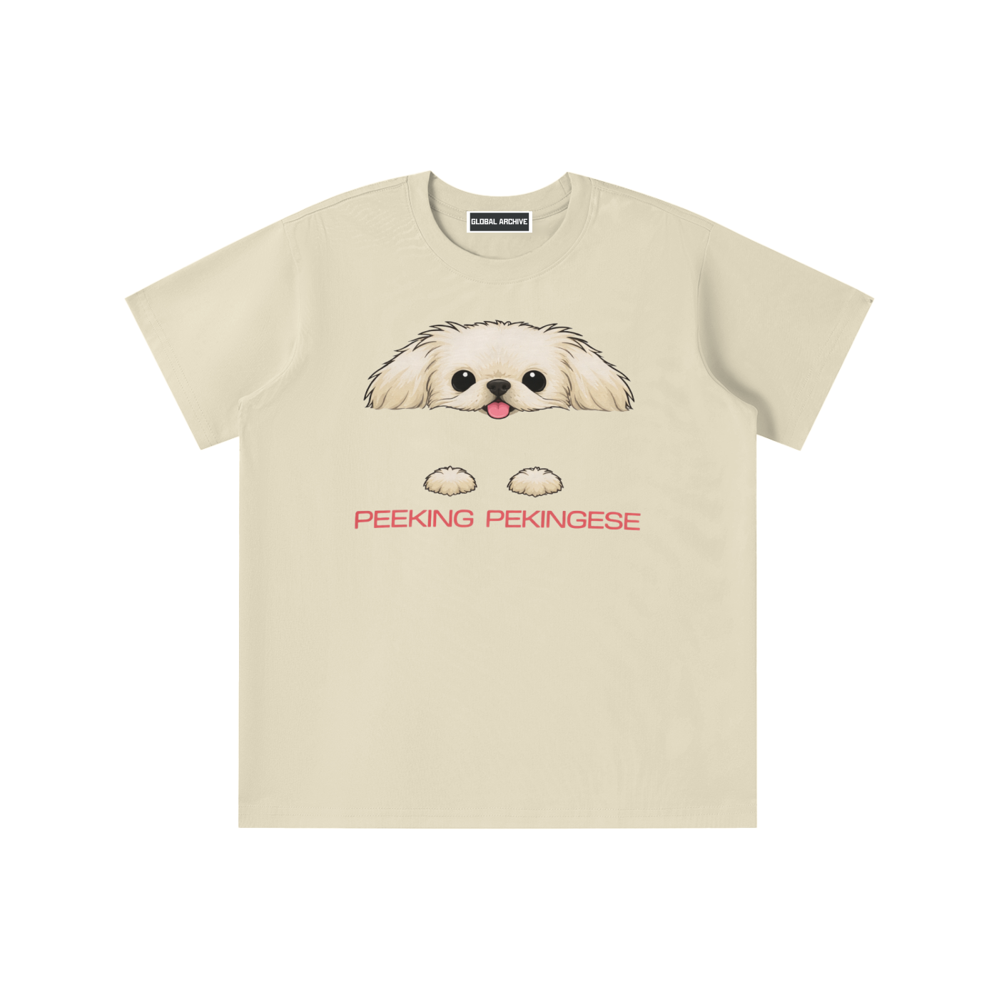 [ PEEKING PEKINGESE T-SHIRT ]