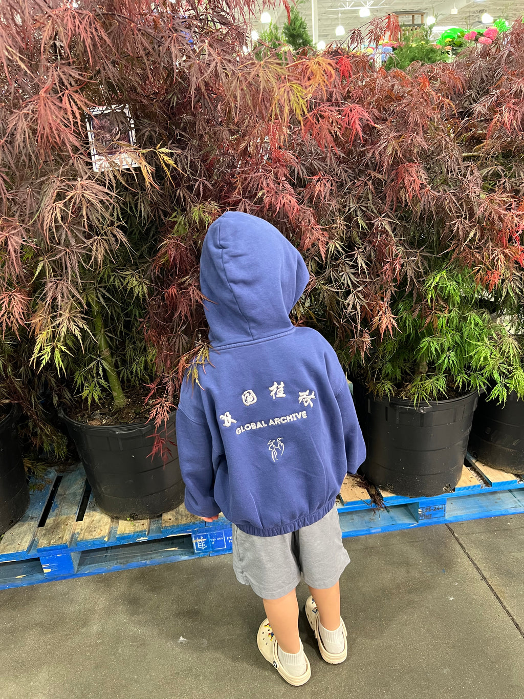 [Guilin ShanShui Oversized Zip-Up Hoodie]