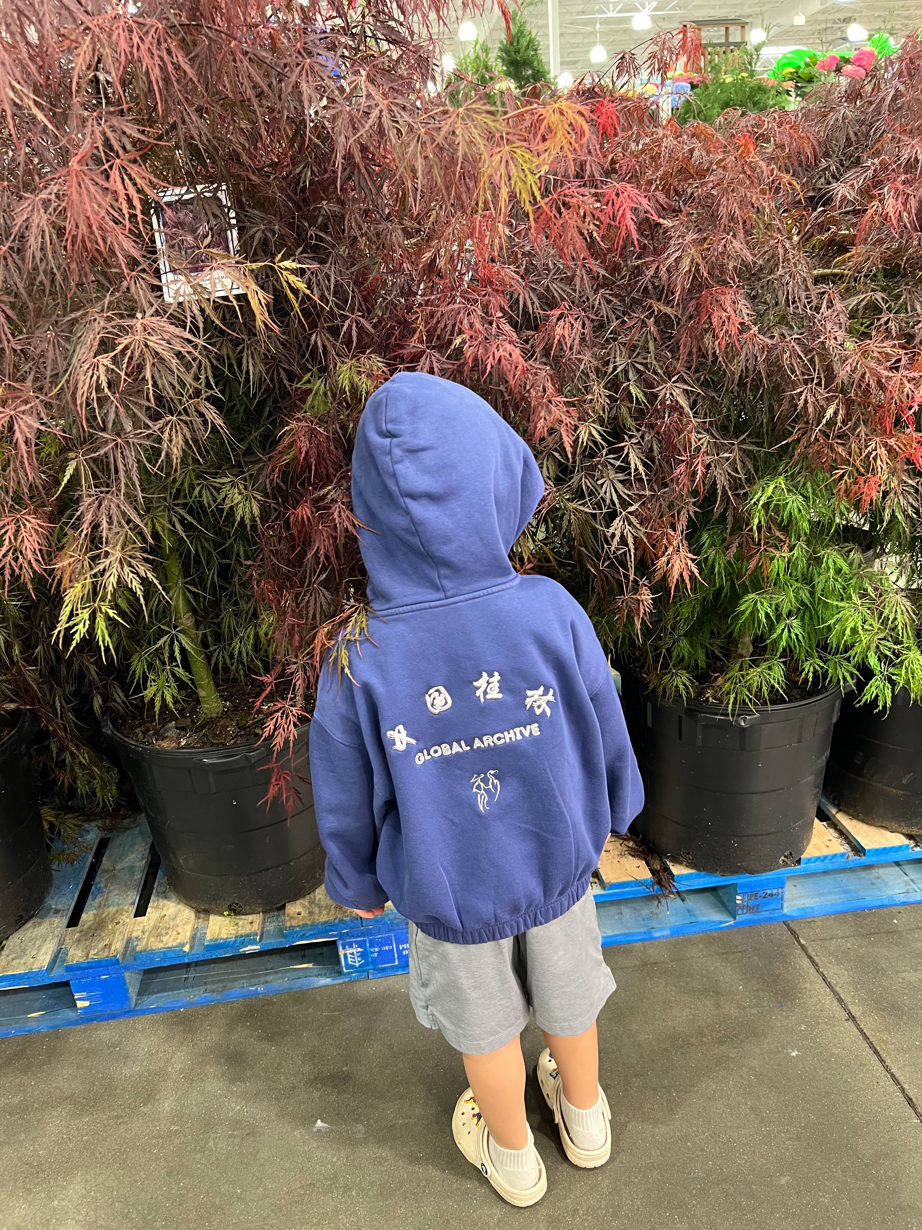 [Guilin ShanShui Oversized Zip-Up Hoodie]